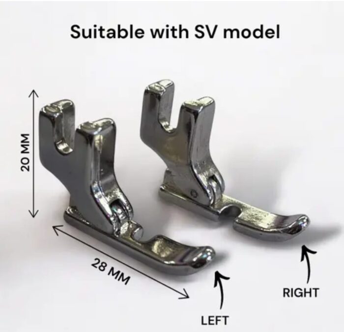 Right left  preesser foot