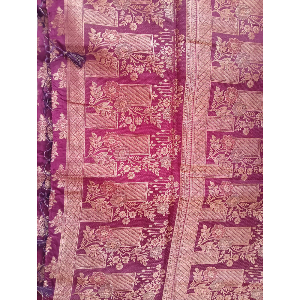 Women's Premium Jacquard Silk Saree with Rich Woven Border