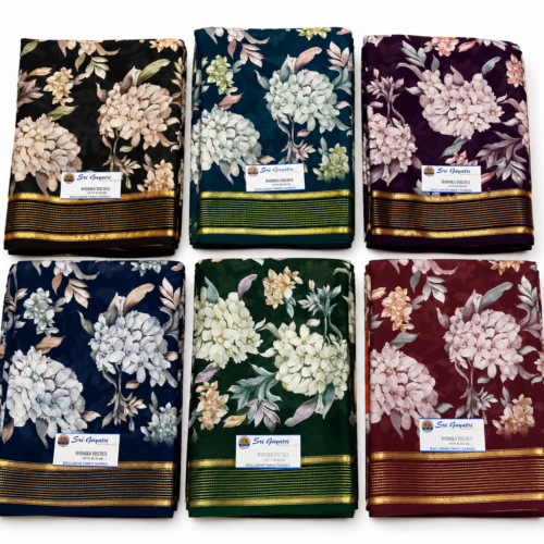 ChatGPT Image Aug 15, 2026, 02_15_17 PM Radhika Viscose Floral Print Saree – With Blouse
