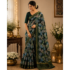 Untitled design - 2026-08-14T173505.407 🌿 Radhika Fancy Leaf Print Georgette fabric Saree Collection