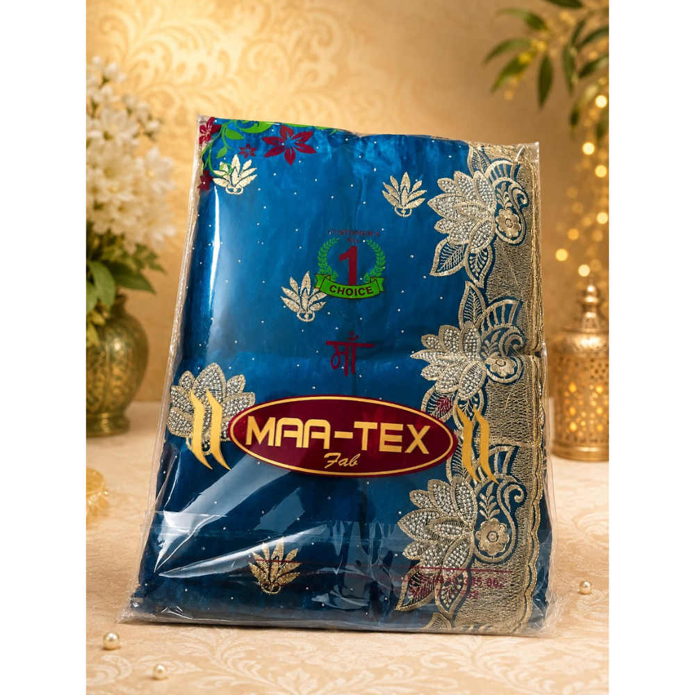 MAA-TEX Fab Embroidered Designer Saree Collection