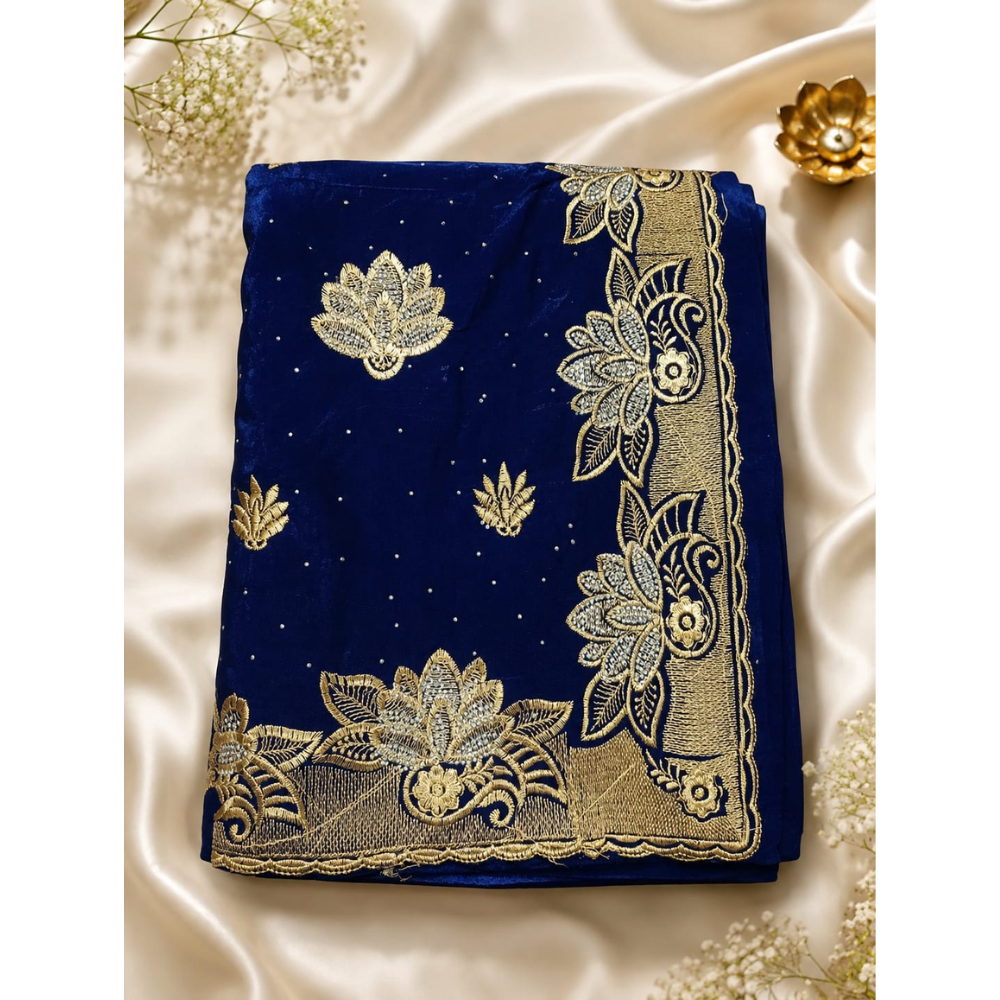 MAA-TEX Fab Embroidered Designer Saree Collection
