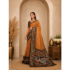 Elegant Gold Silk Sarees with Beautiful Designer Borders