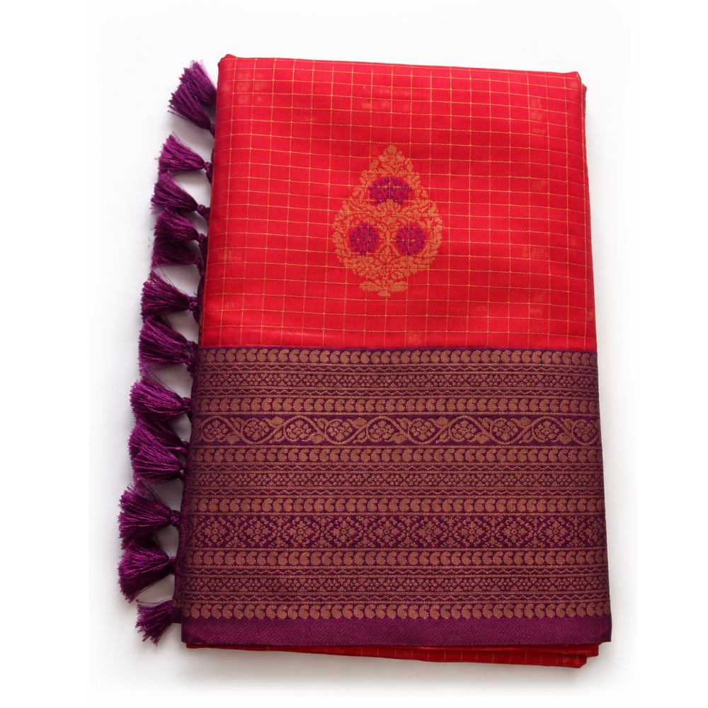 Untitled design - 2026-08-25T104734.425 Traditional Pattu Saree 5 Colour Combination saree