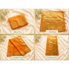 Orange Banarasi Soft Silk Saree